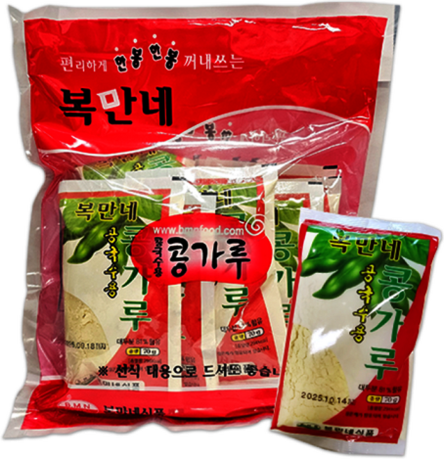 콩국수용콩가루(1인)(70gx10봉) 복만네 / 1인콩가루 / 1개, 콩국수용콩가루(1인)(70gx10봉) 복만네 / 1인콩