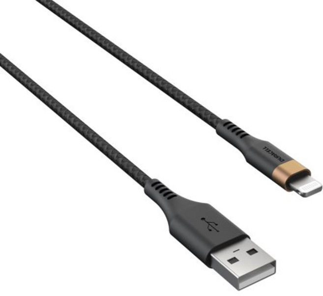 듀라셀 아이폰 충전기 USB-A-라이트닝 케이블 (1.5m) 고속 충전 케이블 MFi 인증 14/13/12/11/X/8 에어팟 프로 호환 내구성 우수 여행에 적합, 듀라셀 아이폰 충전기, USB-A-라이트닝 케이블 (1