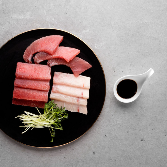 부산 직송 참치회 135g A세트 냉동 참치 눈다랑어 황다랑어 정도, 1개