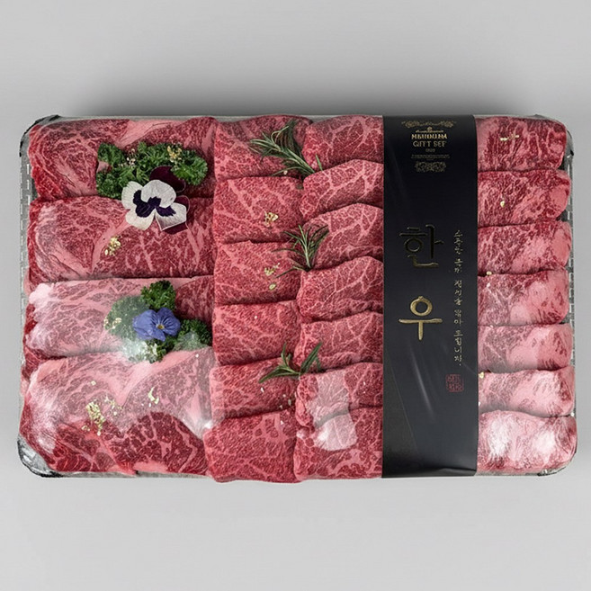 한우선물세트 1++ 한우 투뿔 소고기 구이용, 1개