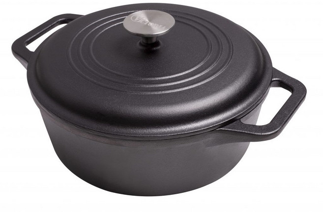 Victoria 鑄鐵鍋 10吋 4QT 荷蘭鍋, 1個