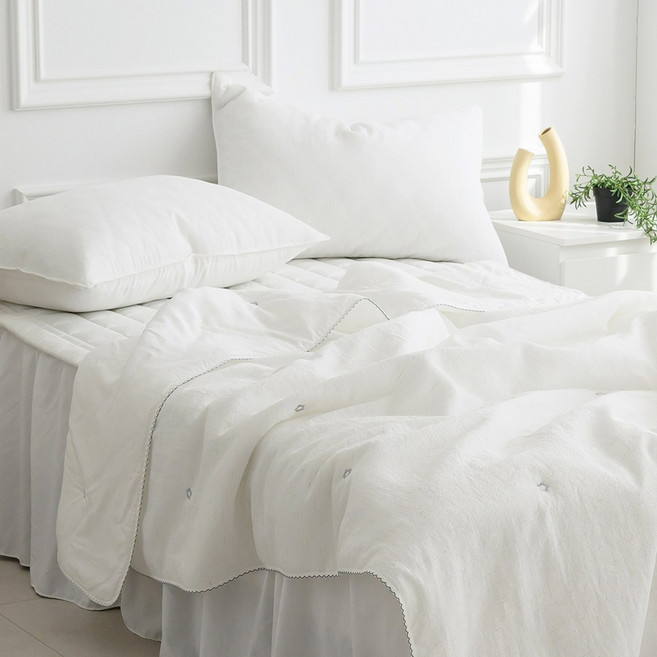 시원하고 부드러운 모달 린넨 얇은 여름 아림침장 SS 싱글이불