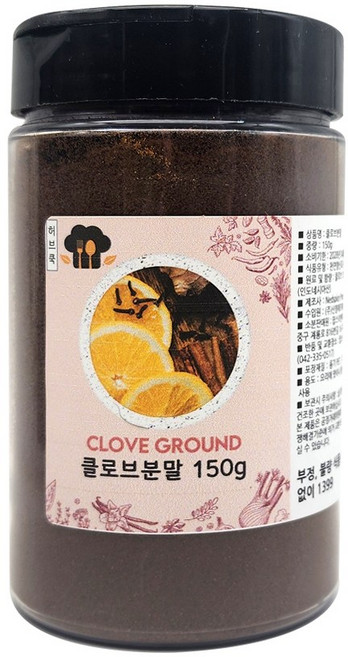 페트 클로브분말 150g(뱅쇼 수육 족발 향신료 크로브 정향가루), 150g, 1개