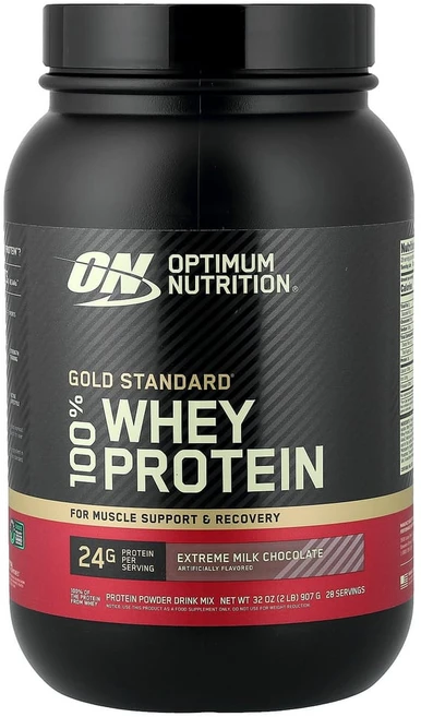 옵티멈뉴트리션 Gold Standard 100% Whey 익스트림 밀크 초콜릿 907g(2lb), 907g, 1개 - 쿠팡