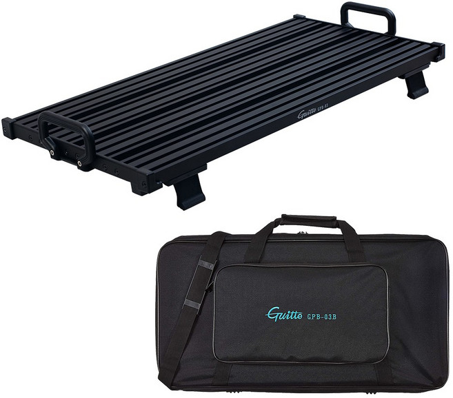 기토 GPB03 B 벨크로가 필요없는 페달보드 멀티 기타이펙터, 1개