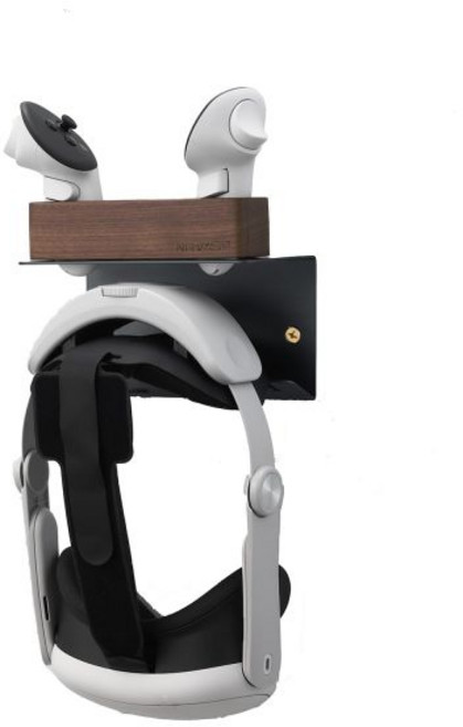 메타/오큘러스 퀘스트 3S/3/2/Pro/Rift-S/Valve Index/PS5 VR2/HTC Vive용 NIRVASH VR 월 마운트 보관 스탠드 홀더 후크 프리미엄 헤드셋, 메타/오큘러스 퀘스트 3S/3/2/Pro/Rift-S/