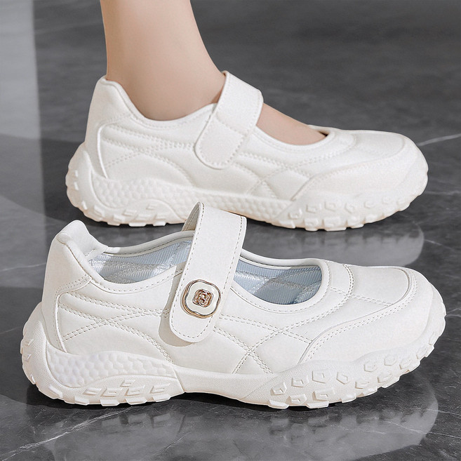 JLVJ 여성 메리제인 운동화 통기성 여름 스니커즈 발편한 샌들 슈즈