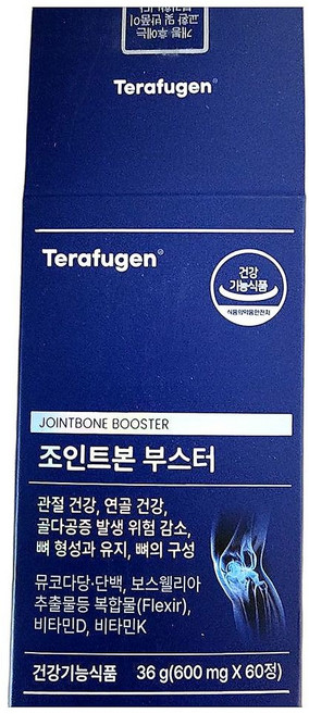 관절 건강 지키기 위한 영양소 함유 조인트본 부스터 60정 1개