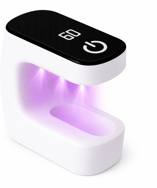 트리플 램프 무선 UV 젤네일 건조기, 1개, 화이트
