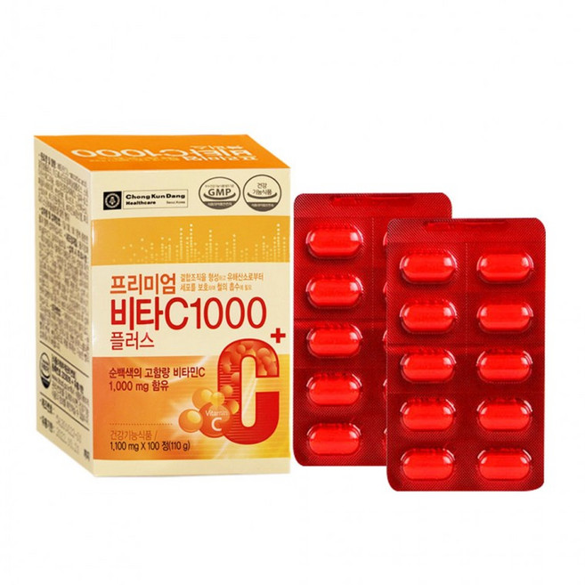 종근당건강 프리미엄 비타C1000 플러스(1100mg 100정), 1정, 1개