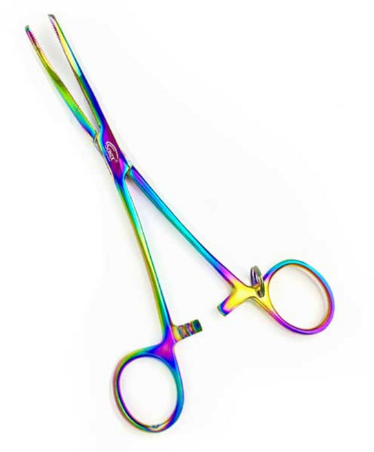 소닉스 낚시포셉집게 티타늄레인보우Rainbow 무지게포셉가위 물고기집게 바늘빼기 낚시공구, 레인보우 Rainbow