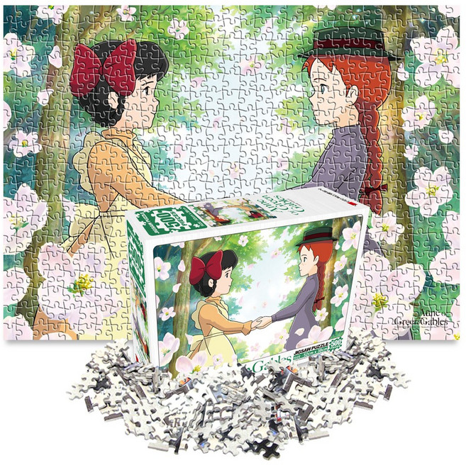 빨강머리앤 직소 퍼즐 500조각, 1개, 두손을 마주잡고, 500피스