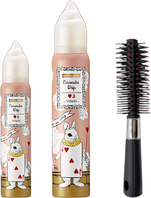 [헤어킹] 데미 우에보 쥬카라 캐러메이크 휩 (컬크림 컬링에센스 히피펌 쉼표머리 헤어스타일), 115g, 1개, 하트 3