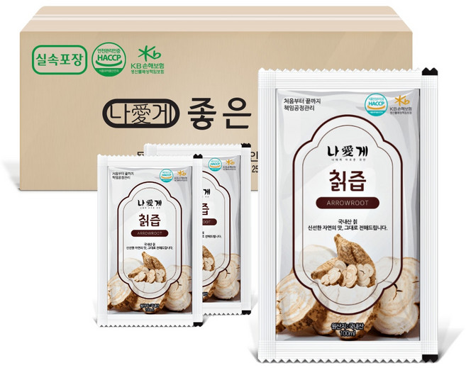 나애게 생칡즙 100ml 60팩 실속포장, 60개