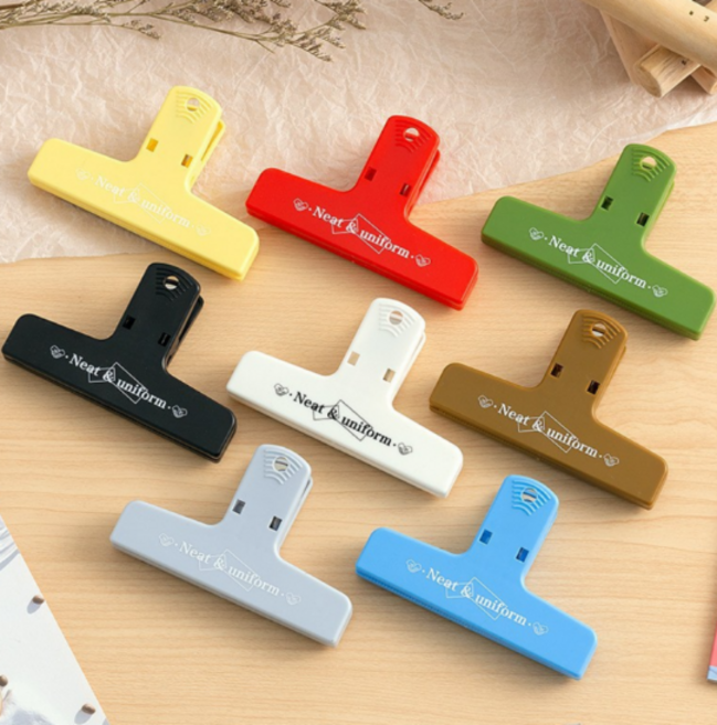 퍼너블 책고정 클립 서류 집게, 블랙