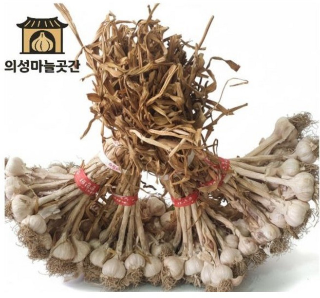 2026 햇 의성마늘 토종 한지형 육쪽 저장 통마늘 한접, 100개, (꼬다마)2.5cm이하
