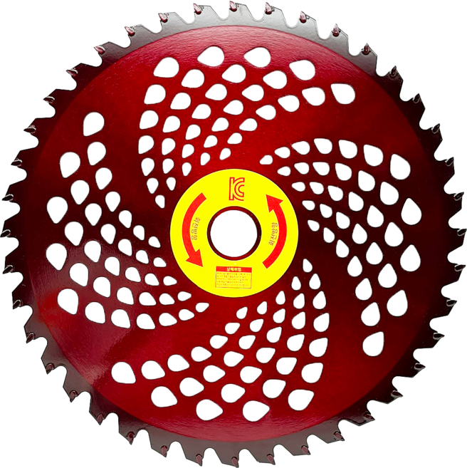 예초기원형톱날 원형 예초기날 제초기날 싹베라 10인치 255mm, 1개