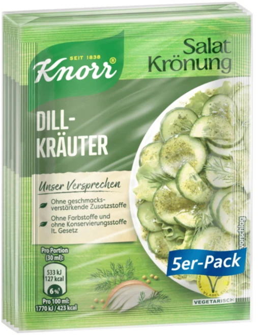 크노르 Knorr 샐러드 허브 드레싱, 1개, 45g - 쿠팡