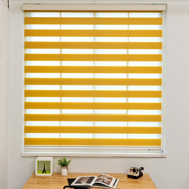 윈샵 내츄럴 콤비블라인드 [ 맞춤 제작 색상 사이즈 가로 80cm~275cm x 세로 185cm ] 브라운외