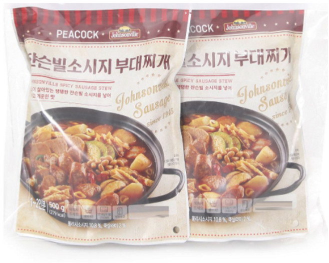 피코크 쟌슨빌 소시지 부대찌개 500g 2개