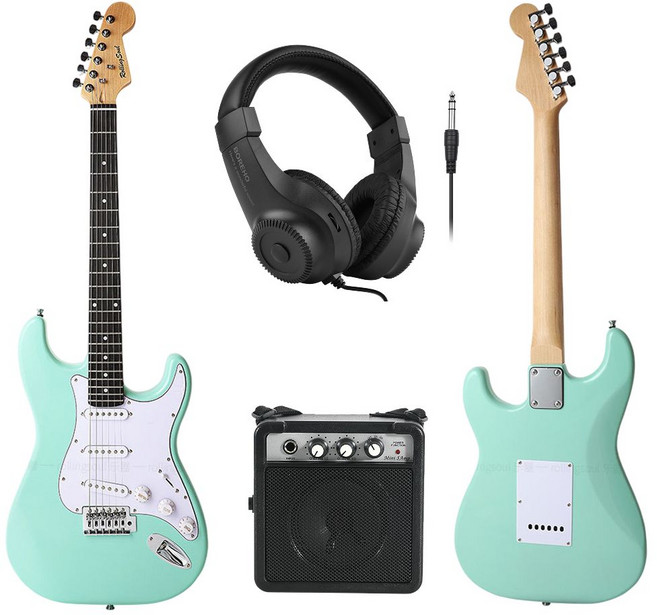소닉플로 일렉기타 입문용 세트 학생용 초보용 전자기타, 민트, 1개