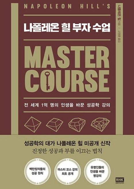 나폴레온 힐 부자 수업 - 전 세계 1억 명의 인생을 바꾼 성공학 강의, 알에이치코리아(RHK), 나폴레온힐