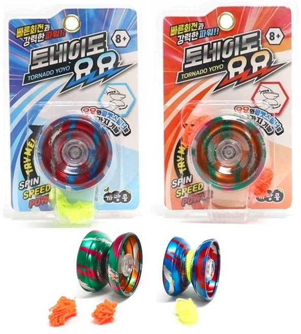 3000 토네이도 요요, 랜덤색상, 1개