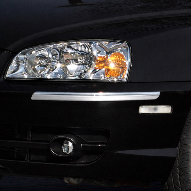 TG범퍼가드 슬림 범퍼가드 차량보호대, 1세트, 실버