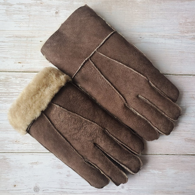 천연 양가죽 장갑 양털 가죽 방한 방풍 바이크장갑 남성 여성