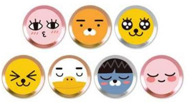 아이폰se2 카카오프렌즈 지문인식 홈버튼 스티커/아이폰 홈버튼, NEO