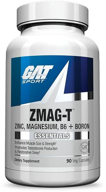 GAT Sport Essentials ZMAG-T 아연 마그네슘 B6 + 붕소 식물성 캡슐 90개, 1개 - 쿠팡