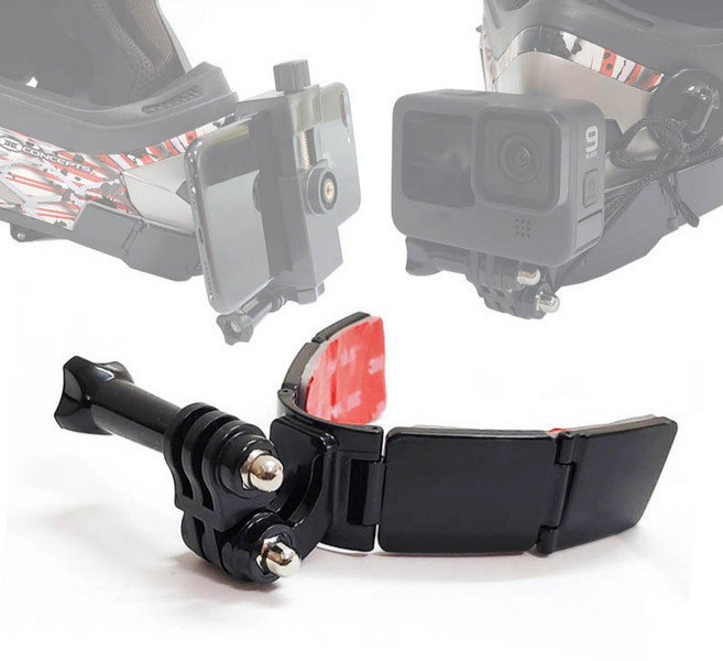 야무진형제 고프로 액션캠 헬멧 헬맷 하이바 마운트 거치대 오토바이 바이크, 1개