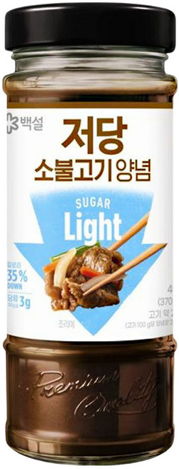 백설 저당 소불고기양념, 1개, 490g