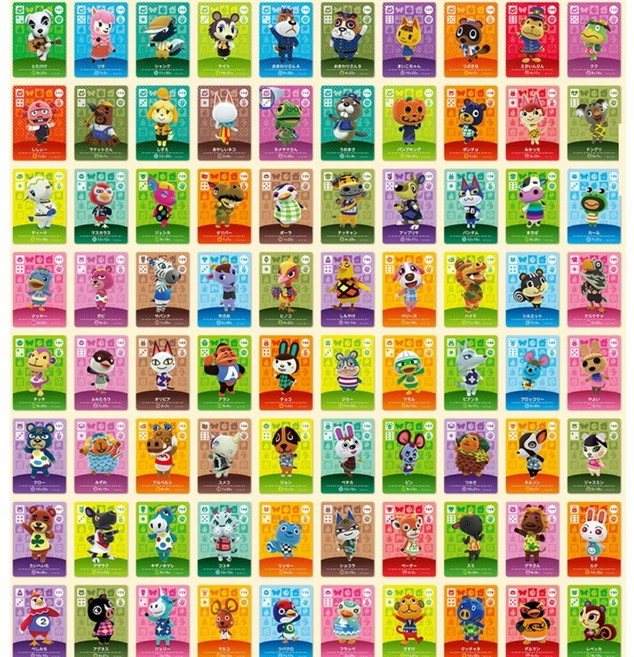 닌텐도 동물의 숲 한글판 2탄 100장 올클SET 3.0 업데이트 케이스제공, 100pcs