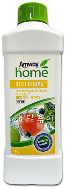 암웨이 디쉬 드랍스 과일 채소 세정제 + KF94 1매 증정, 1개