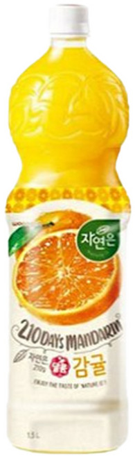 자연은 210일 감귤 주스, 1.5L, 6개