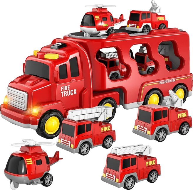 릴라코 소방차 장난감 미니자동차, 1개