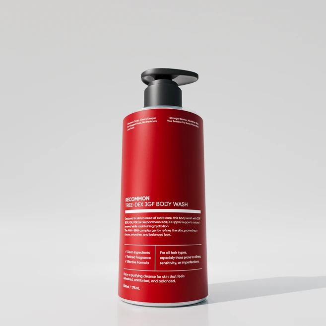 리커먼 트리덱스 3GF 바디워시 등드름 가드름, 1개, 500ml - 쿠팡