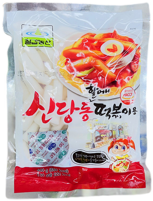 [냉장] 칠갑농산 신당동할머니 떡볶이떡 400g, 3개