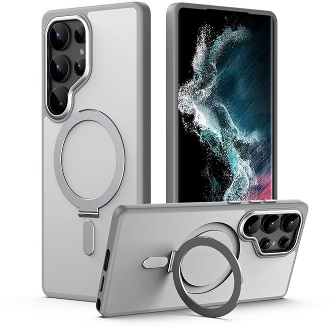 큰귀멍멍 삼성 갤럭시 S25시리즈 맥세이프 무선충전 거치대 케이스