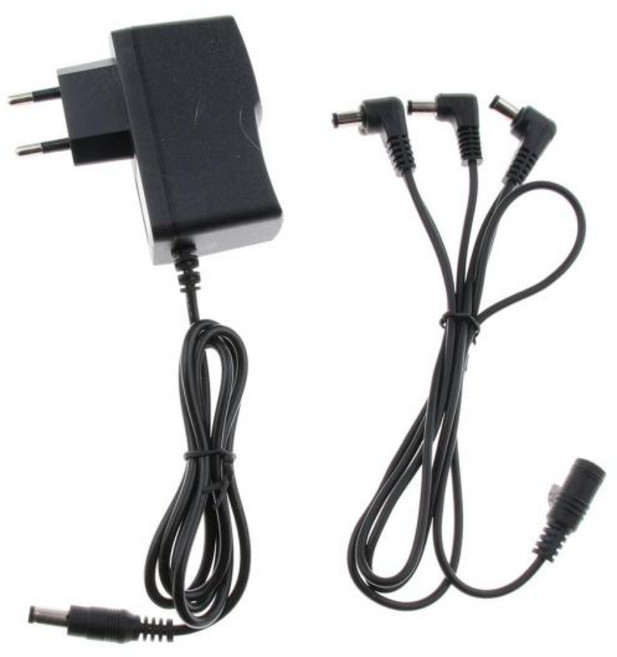 기타 이펙터 전원 공급 장치 어댑터 충전기 케이블 부품 EU 표준, 1개