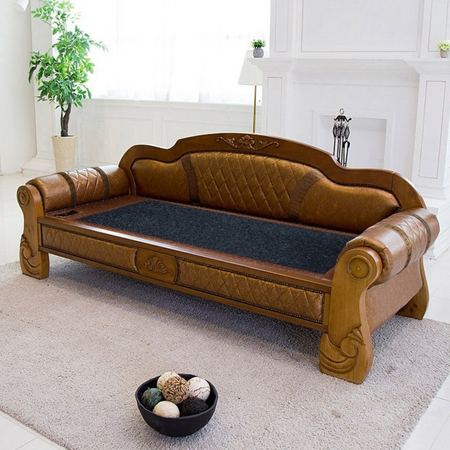 현대의료기 312NSF 게르마늄 돌소파 돌카우치, 브라운