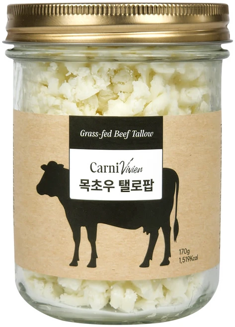 [소기름 우지] 목초우 탤로팝 170g, 1개 - 쿠팡