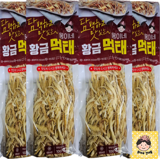 [웅이네] 손질먹태 강원도 한마리통째 국내가공 해광 황금 120g X 10개, 1개, 황금먹태 10개
