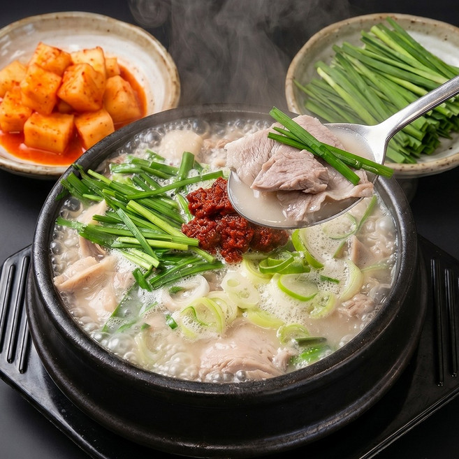 잡내없는 100% 국내산 가마솥 한돈 돼지국밥, 600g, 5개