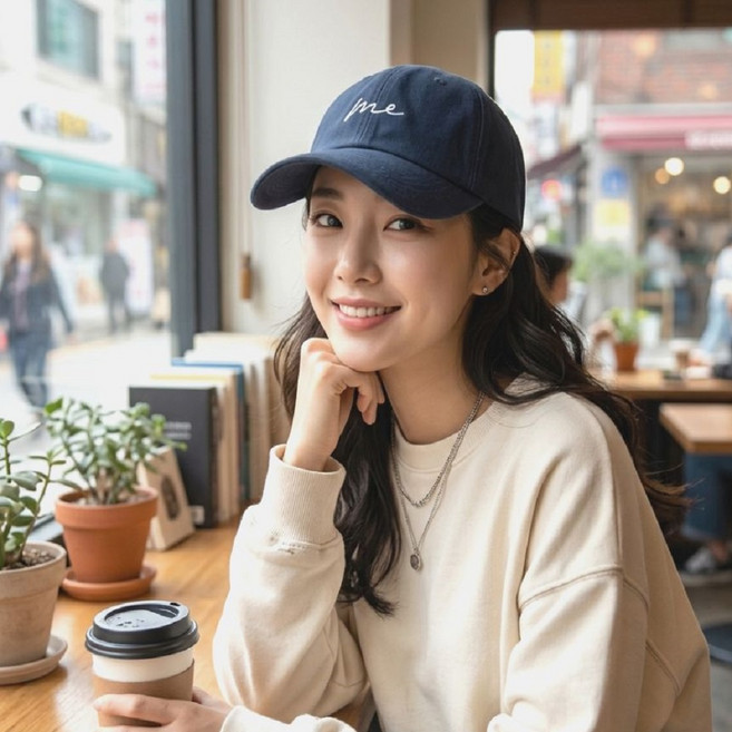 모에파 얼굴 작아보이는 빅사이즈 모자 대두 볼캡