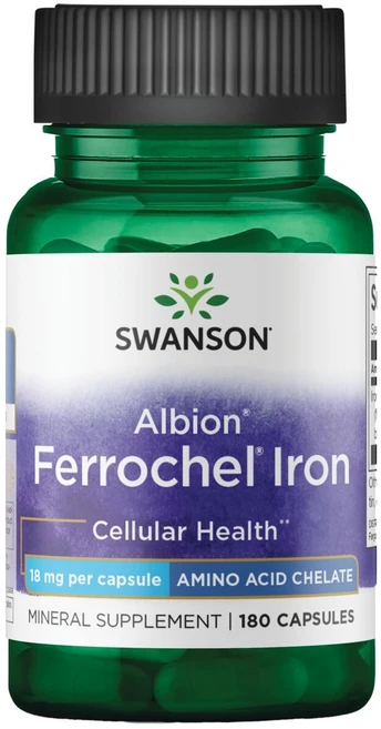 스완슨 울트라 페로쉘 아이언 18mg 캡슐, 1개, 180정 - 쿠팡