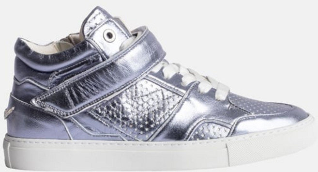 쟈딕앤볼테르 여성 ZV1747 미드 플래시 T 스니커즈 운동화 슬레이트 블루 SWSN00417 965697 (관부가세포함가)