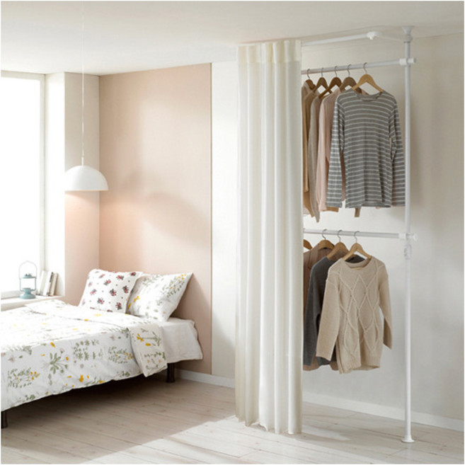 [왕자행거] 왕자 네오스페이스(어바웃드레스룸2P-일반)_행거, 상세 설명 참조