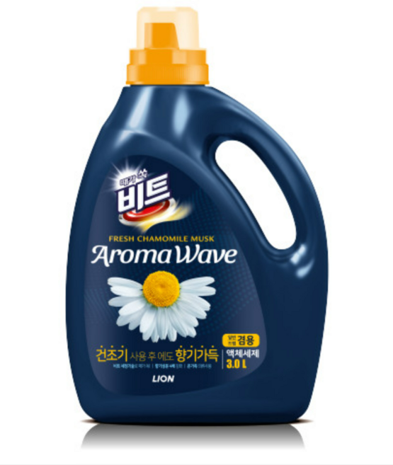 비트 아로마웨이브 카모마일향 액체세제 본품 일반 드럼 겸용, 3L, 1개